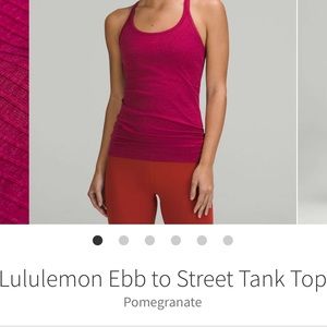 🍋Lululemon Ebb to Street Tank size 8 Professionally Hemmed!🍋